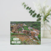 Gouden waterval in Taiwan Briefkaart (Staand voorkant)