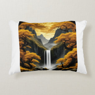 Gouden Waterval Sherpa Deken Accent Kussen
