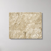 Gouden Waterverf Abstract Canvas Afdruk (Voorkant)