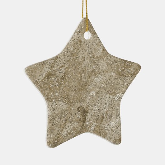 Gouden Waterverf Abstract Keramisch Ornament (Rechts)