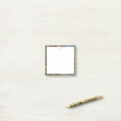 Gouden waterverf en nevel mandala post-it® notes (Op bureau)