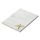 Gouden Waterverf libellen Notitieblok (Linkerzijde)