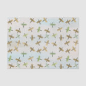 Gouden Waterverf libellen Tissuepapier (Voorkant)