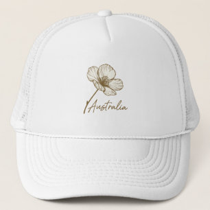 Gouden Wattle Australië Dag 2026 Trucker Pet