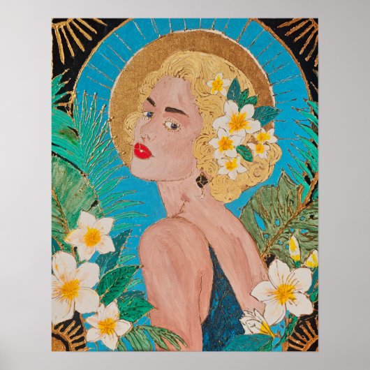 Gouden Wattle Belle Poster (Voorkant)