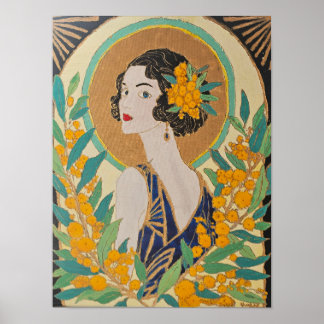 Gouden Wattle Belle Poster