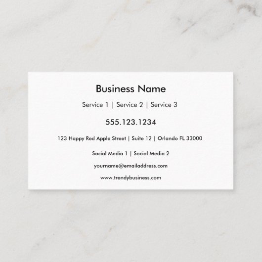 Gouden Wax Seal op Zwart & Wit Visitekaartje (Achterkant)