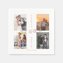 Gouden 'We Hernieuwen Nog Steeds de Belofte' Fotoc Servet