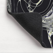 Gouden Web Abstracte Fractale Kunst Muismat (Hoek)