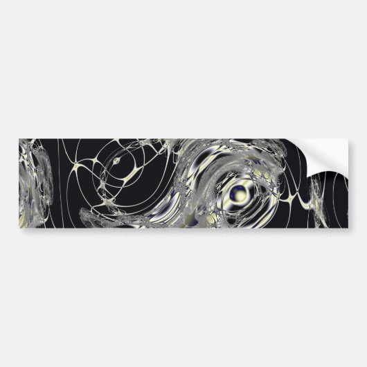 Gouden web bumpersticker (Voorkant)