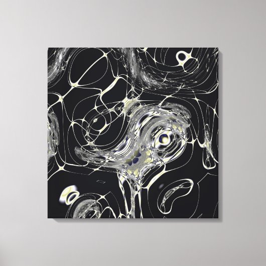 Gouden web canvas afdruk (Voorkant)