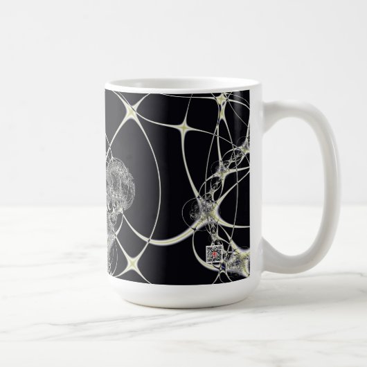 Gouden web koffiemok (Rechts)