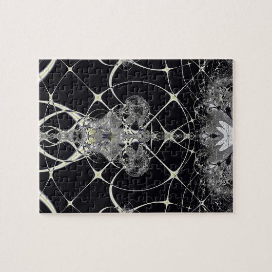 Gouden web legpuzzel (Horizontaal)