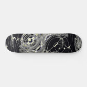 Gouden web skateboard (Horizontaal)