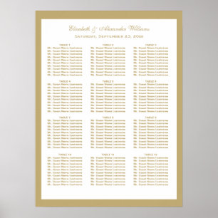  gouden weddenschapskaartje   POSTER