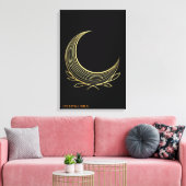 Gouden Weefsel Maan Genade Fijne Kunst Canvas Afdruk (Insitu (Woonkamer))