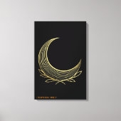 Gouden Weefsel Maan Genade Fijne Kunst Canvas Afdruk (Voorkant)