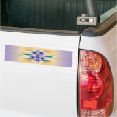 gouden weg bumpersticker (Op Truck)
