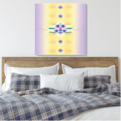gouden weg canvas afdruk (Insitu (Slaapkamer))