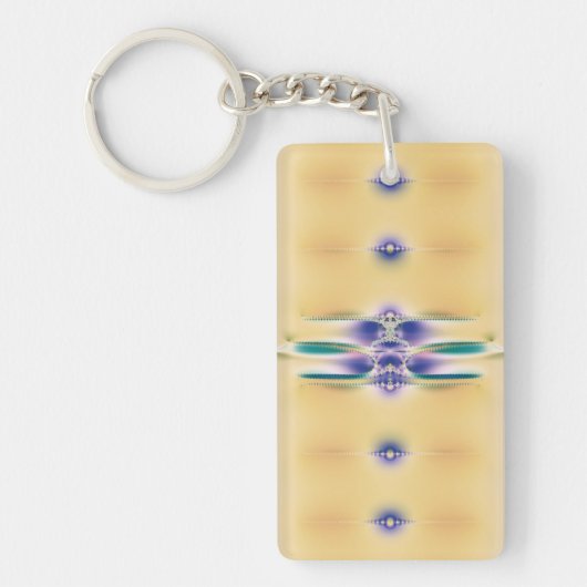 gouden weg sleutelhanger (Voorkant)