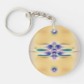 gouden weg sleutelhanger (Voorkant)