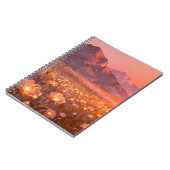 Gouden Weide Berg Spiraal Notebook Notitieboek (Linkerzijde)