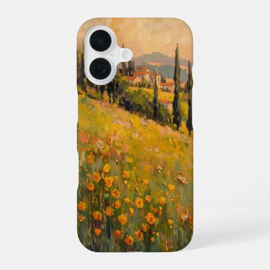 Gouden Weide iPhone 16 Hoesje (Achterkant)