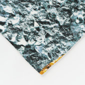 Gouden weide met bomen en herten fleece deken (Hoek)