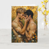 Gouden Weide Omhelzing Kaart (Gele Bloem)