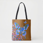 Gouden Weide Vlinder Tote Bag (Voorkant)
