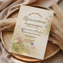 Gouden Weide Wilde Bloem Quinceañera