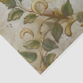 Gouden wervelingen en bladeren tissuepapier (Detail)