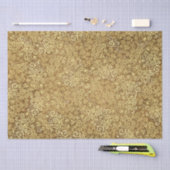 gouden wervelingen Patroon Classy Abstract Bruin Tissuepapier (Craft)