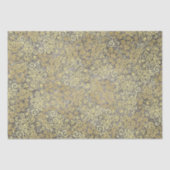 gouden wervelingen Patroon Classy Elegant Taupe Tissuepapier (Voorkant)