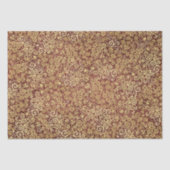 gouden wervelingen Patroon Elegante terracotta Tissuepapier (Voorkant)