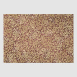 gouden wervelingen Patroon Elegante terracotta Tissuepapier