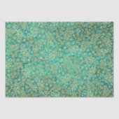 gouden wervelingen Patroon Luxe Boho Classy Tissuepapier (Voorkant)