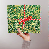 gouden wervelingen Patroon Luxe Boho Classy Tissuepapier