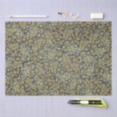 gouden wervelingen Patroon Luxe Charcoal Grey Tissuepapier (Craft)