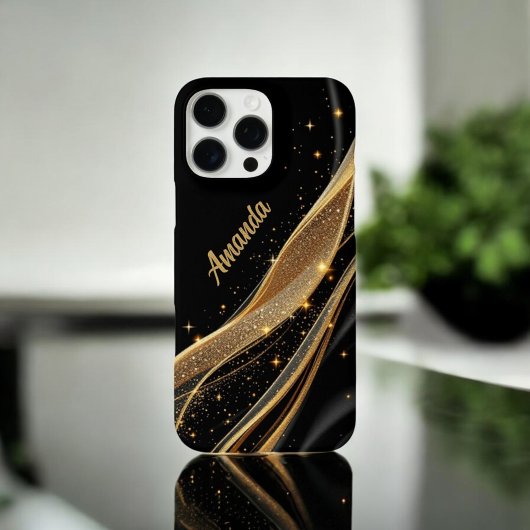 Gouden wervelwind Case-Mate iPhone case