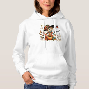Gouden Whimsy – Een Herfstwelkom van een Vogelvers Hoodie