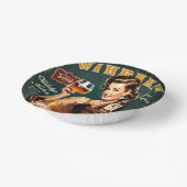 Gouden Whiskey Papieren Kommen (Gebogen)