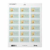 Gouden Whisky & Cupcake, Bakker Bakkerij Chef Cate Etiket (Full Sheet)