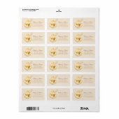 Gouden Whisky & Cupcake, Bakker Bakkerij Chef Cate Etiket (Full Sheet)