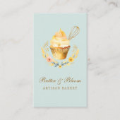 Gouden Whisky & Cupcake, Bakker Bakkerij Chef Cate Visitekaartje (Voorkant)