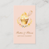 Gouden Whisky & Cupcake, Bakker Bakkerij Chef Cate Visitekaartje (Voorkant)