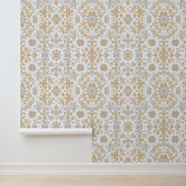 Gouden Whisper Muurkunst - Behang (Applicatie)
