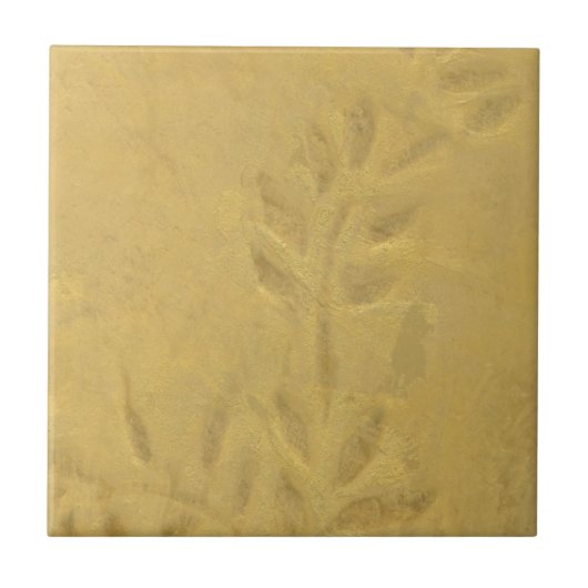 Gouden Wijnstok Nepafwerking Tegeltje (Voorkant)