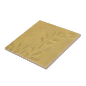 Gouden Wijnstok Nepafwerking Tegeltje (Zijkant)