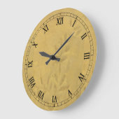 Gouden wijnstok Romeinse cijfers Grote Klok (Hoek)